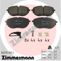 Brake pads for disc brakes