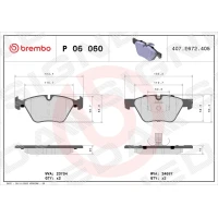 Brake pads for disc brakes