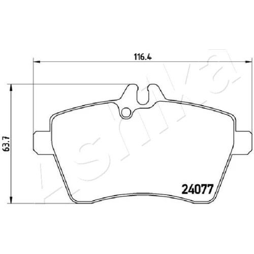 BRAKE PADS FOR DISC BRAKES - 1