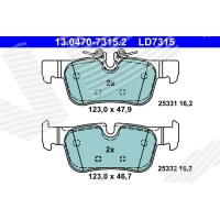 Brake pads for disc brakes