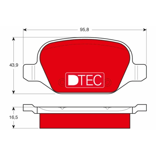 BRAKE PADS FOR DISC BRAKES - 0