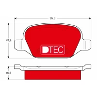 Brake pads for disc brakes