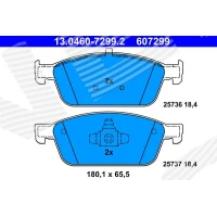 Brake pads for disc brakes