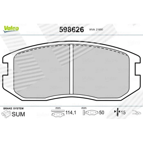 BRAKE PADS FOR DISC BRAKES - 0