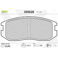 Brake pads for disc brakes