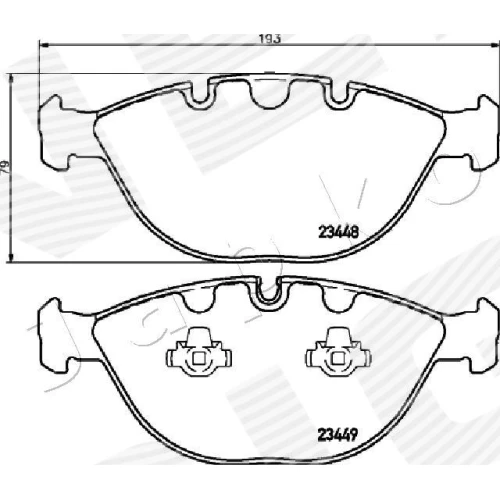 BRAKE PADS FOR DISC BRAKES - 1