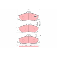 Brake pads for disc brakes