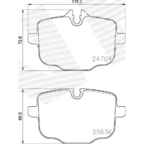 BRAKE PADS FOR DISC BRAKES - 0