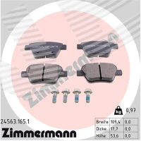 Brake pads for disc brakes