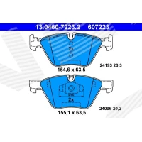 Brake pads for disc brakes