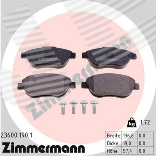 BRAKE PADS FOR DISC BRAKES - 0