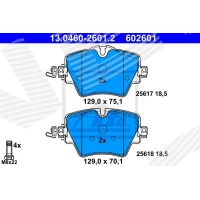 Brake pads for disc brakes