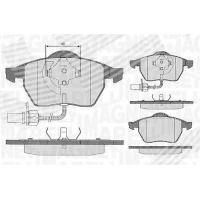 Brake pads for disc brakes