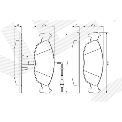 BRAKE PADS FOR DISC BRAKES - 4