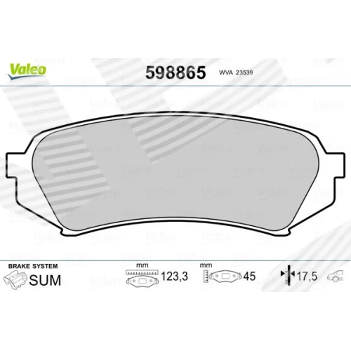 BRAKE PADS FOR DISC BRAKES - 0