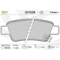 Brake pads for disc brakes