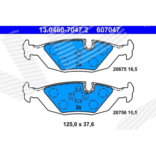 BRAKE PADS FOR DISC BRAKES - 0