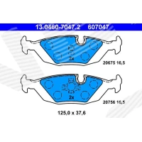 Brake pads for disc brakes