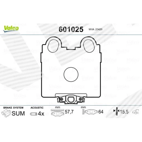 BRAKE PADS FOR DISC BRAKES - 0