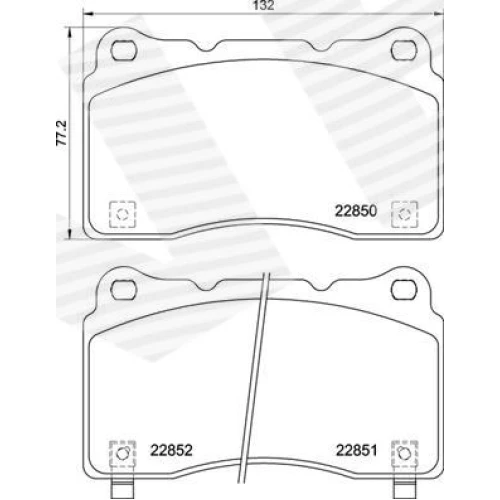 BRAKE PADS FOR DISC BRAKES - 0