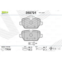 Brake pads for disc brakes