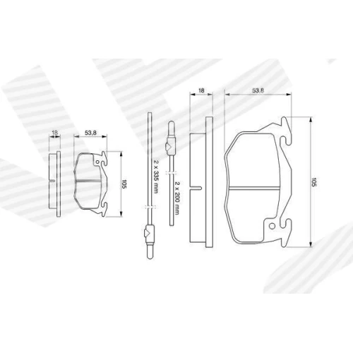 BRAKE PADS FOR DISC BRAKES - 4