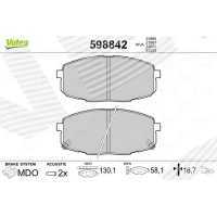 Brake pads for disc brakes