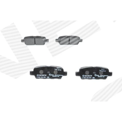 BRAKE PADS FOR DISC BRAKES - 0