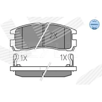 Brake pads for disc brakes