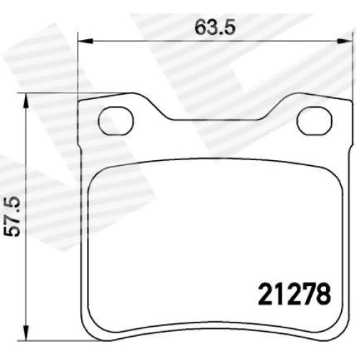 BRAKE PADS FOR DISC BRAKES - 0