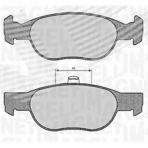 BRAKE PADS FOR DISC BRAKES - 0