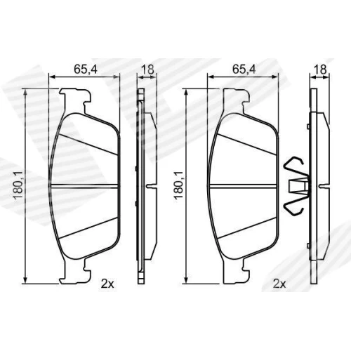 BRAKE PADS FOR DISC BRAKES - 6