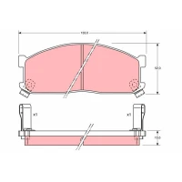 Brake pads for disc brakes