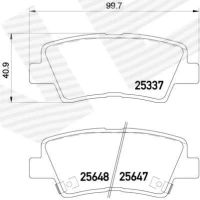 Brake pads for disc brakes