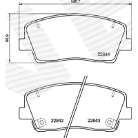 Brake pads for disc brakes