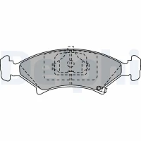 Brake pads for disc brakes