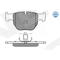 Brake pads for disc brakes