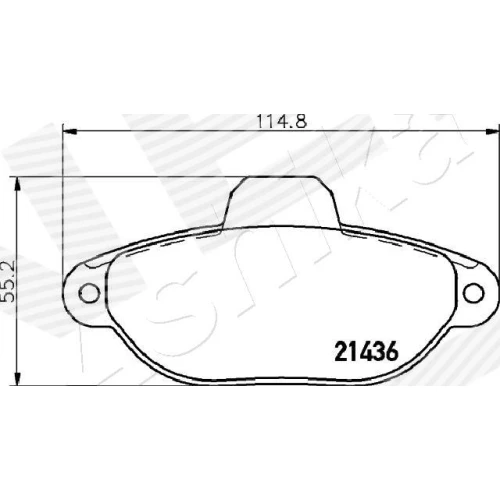 BRAKE PADS FOR DISC BRAKES - 1