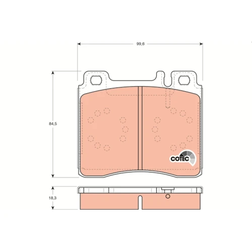 BRAKE PADS FOR DISC BRAKES - 0