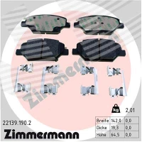 Brake pads for disc brakes