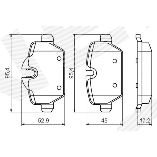 BRAKE PADS FOR DISC BRAKES - 6