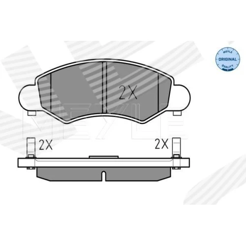 BRAKE PADS FOR DISC BRAKES - 1