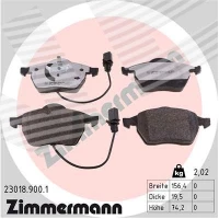 Brake pads for disc brakes