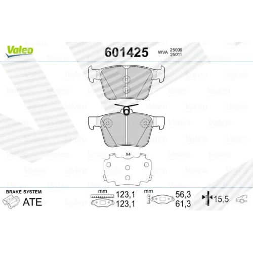 BRAKE PADS FOR DISC BRAKES - 0