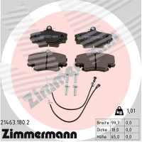 Brake pads for disc brakes