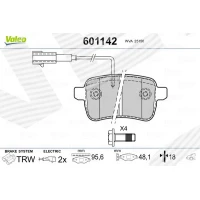 Brake pads for disc brakes