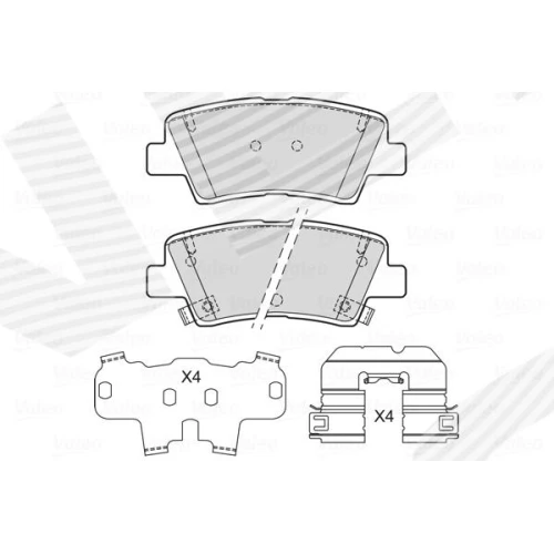 BRAKE PADS FOR DISC BRAKES - 0