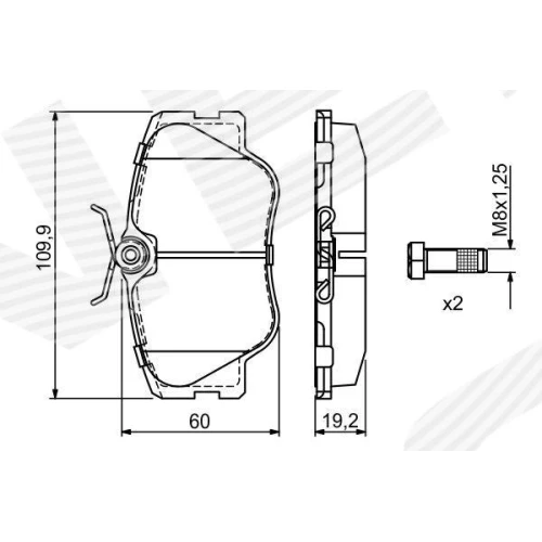 BRAKE PADS FOR DISC BRAKES - 4