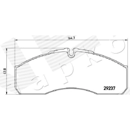 BRAKE PADS FOR DISC BRAKES - 1