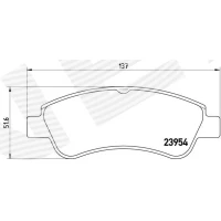 Brake pads for disc brakes